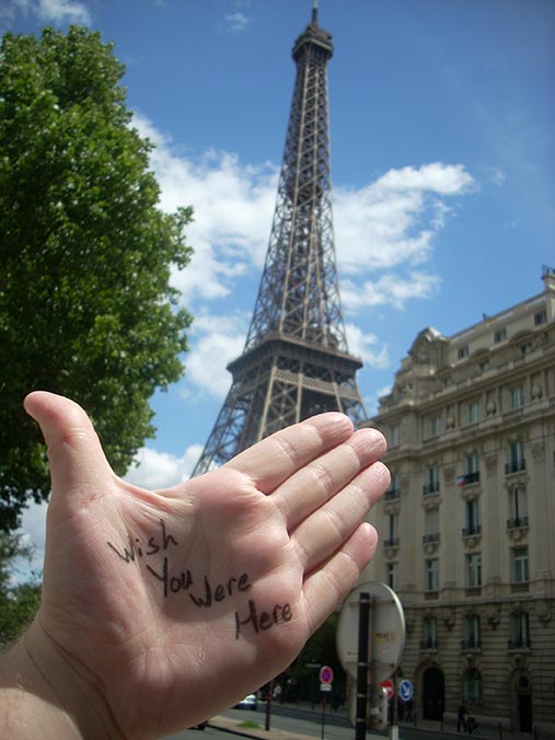 Paris Wish you were here